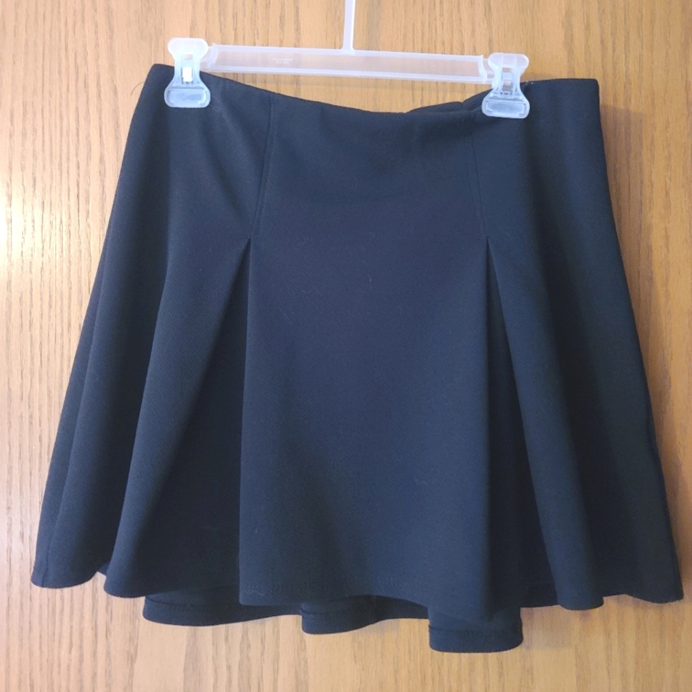 Black Pleated Skirt